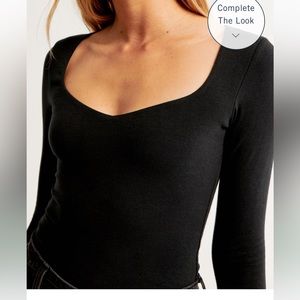 Long-Sleeve Seamless Fabric
Sweetheart Bodysuit - Abercrombie & Fitch